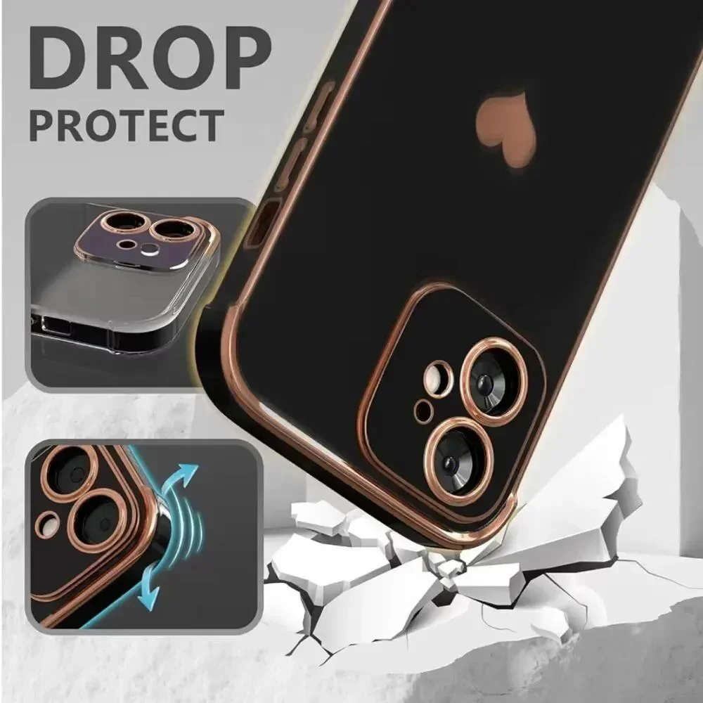 🤯5/$25🤯 Black Phone Case for iPhone 12 6.1 Inches Only